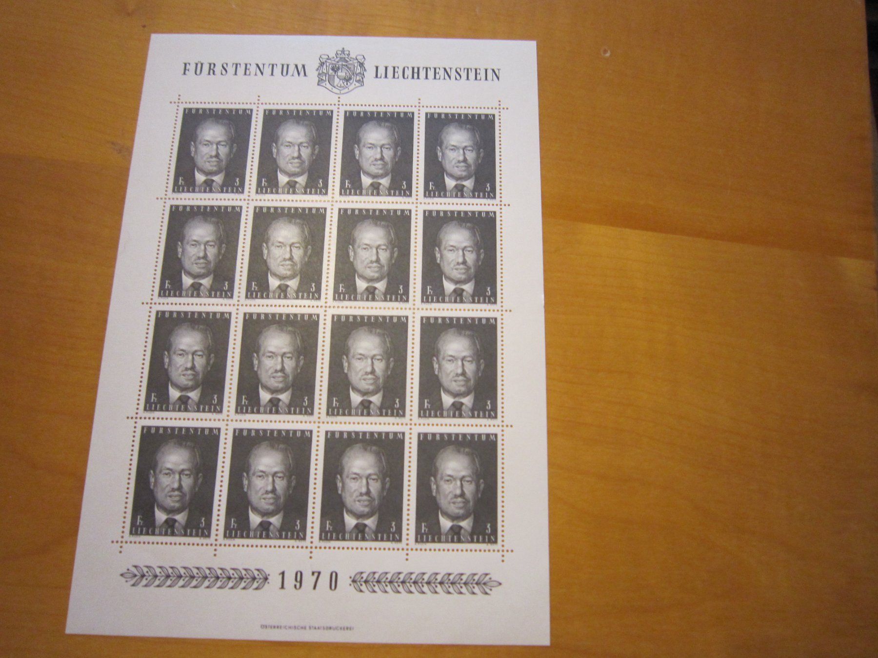 Alle Briefmarken: No 20 Block Lichtenstein 1970 – Gebraucht aus Giubiasco von sal_9j6w