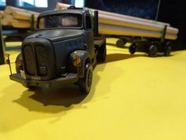 704 Saurer 2 DM L-Holz  1-50 (ohne Box) olo-ch