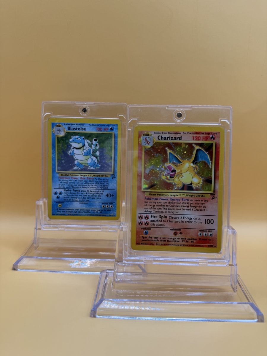 Pokémon Sammelbilder & Trading cards: Charizard & Blastoise Baseset 2 – Gebraucht aus Wetzikon ZH von KartenKid