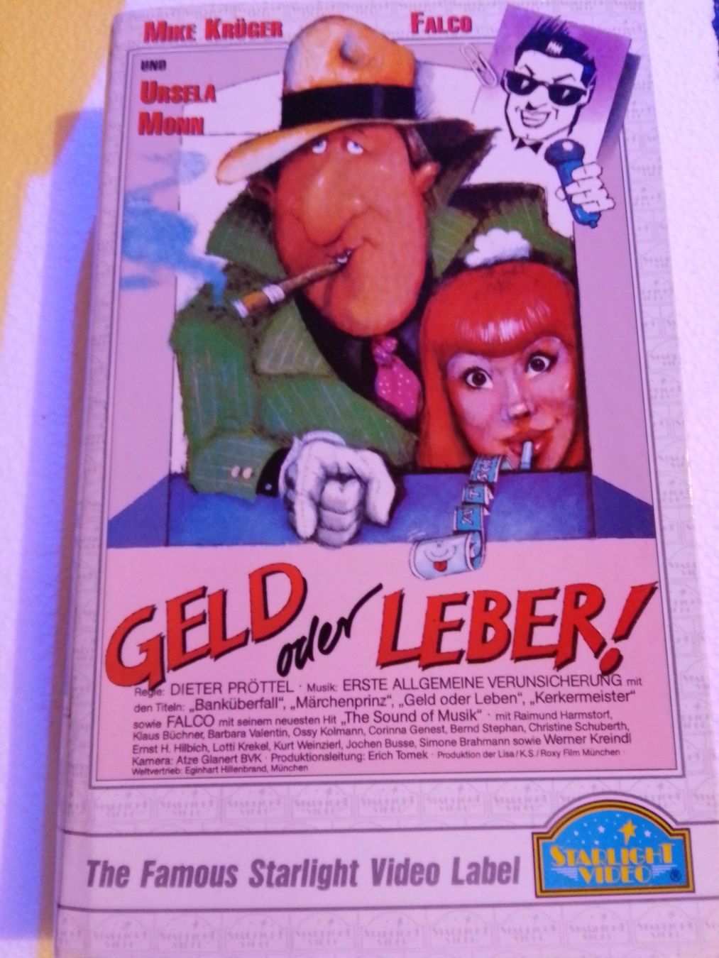 Toutes les VHS: Geld oder Leber! mit Mike Krüger,Falco VHS Starlight Video – D'occasion à Remetschwil par Privatflohmi