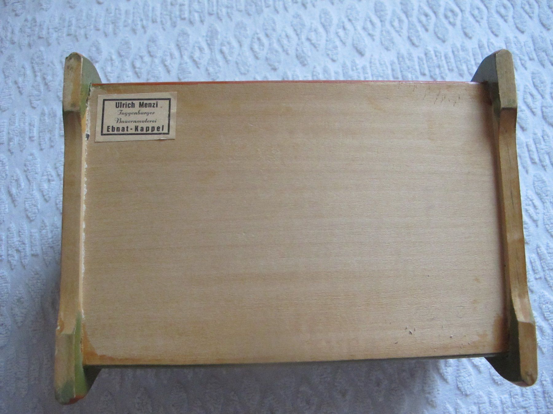 Schmuckkästen: Schmuck Schatulle /mit Bauernmalerei/Alt – Gebraucht aus Löhningen von Chimae67 3