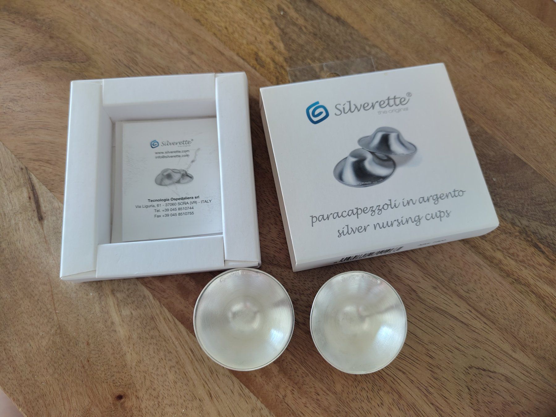 Silverette Accessoires pour allaitement: Silverette silver nursing cups – D'occasion à Genève par sar_7xnp 1