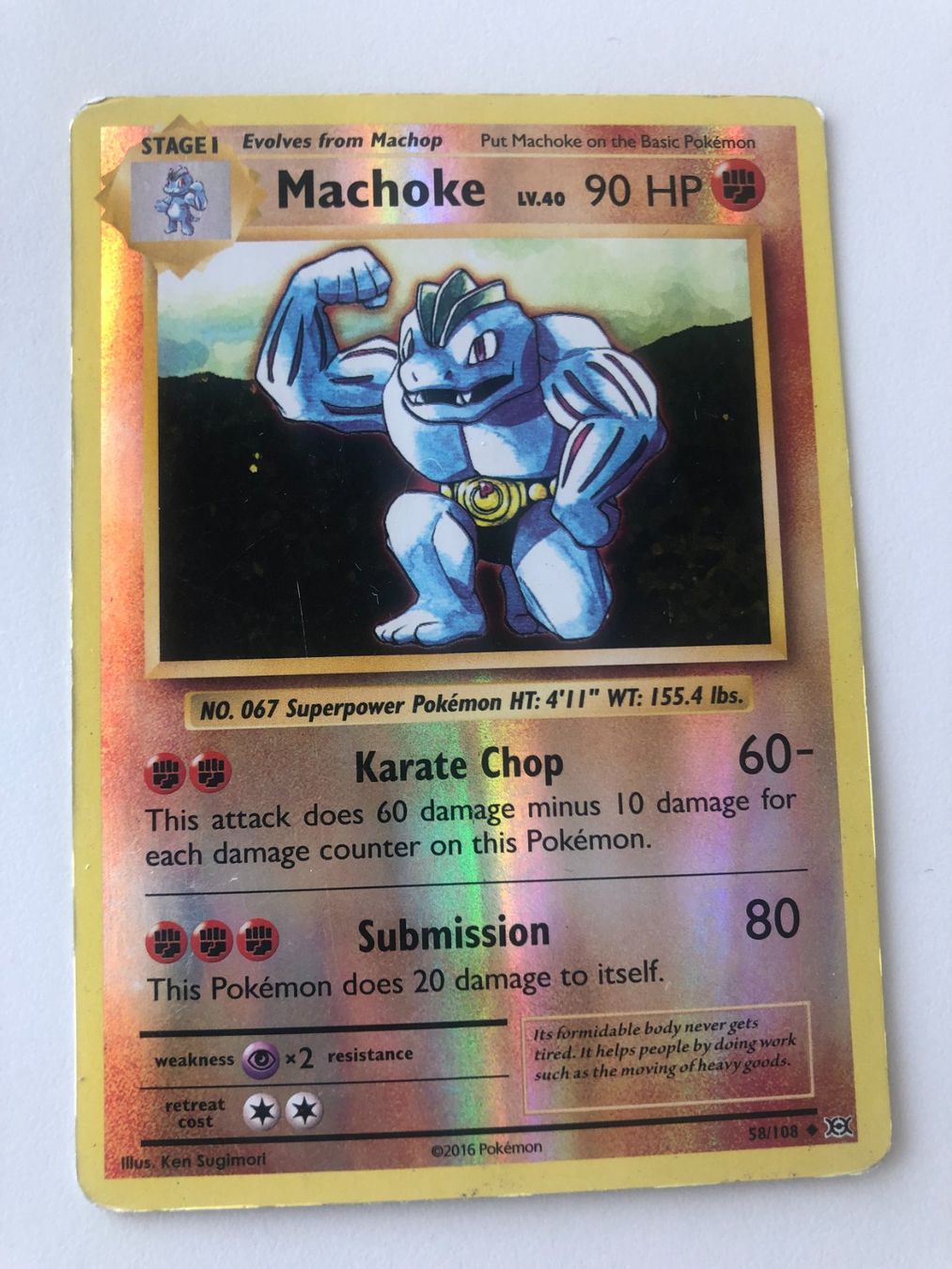 Pokémon Cartes à collectionner: Pokemon Machoke von 2016 englisch – D'occasion à Bassersdorf par sammelfloh