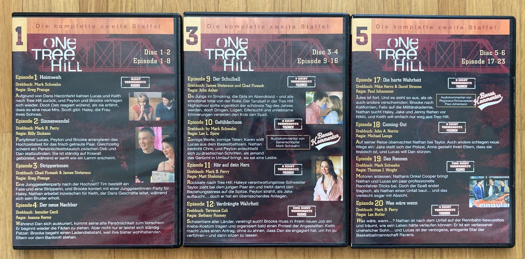 Tutti i DVDs: DVD | ONE TREE HILL - KOMPLETTE STAFFEL 1-5 – Usato da Basel venduto da Nofretete39 3