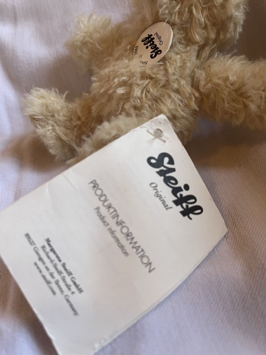 Steiff Giocattoli: Steiff Bär Charly Teddybär – Nuovo e nell'imballaggio originale da Lauenen b. Gstaad venduto da Fel_3L 1