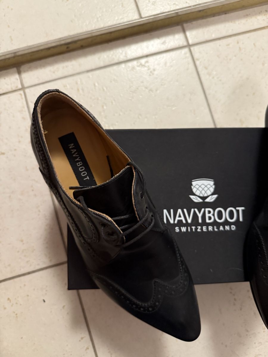 Navyboot Scarpe da uomo: Navyboot NEU Lederschuhe Grösse 42 – Nuovo e nell'imballaggio originale da Würenlos venduto da millepini 4