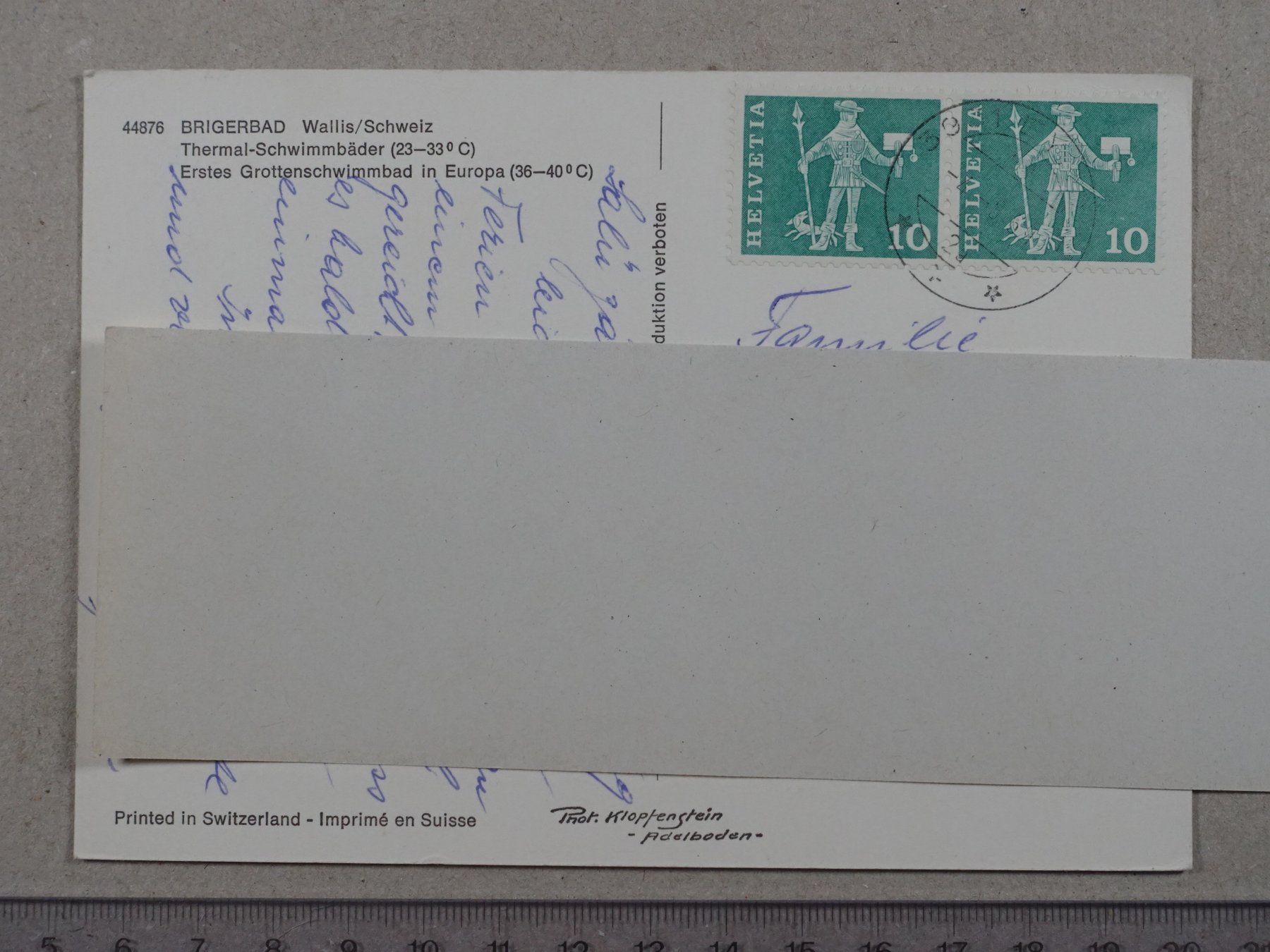 Cartes postales: Brigerbad, Bad, Schwimmbad, Brig – D'occasion à Lenzburg par fh1 1