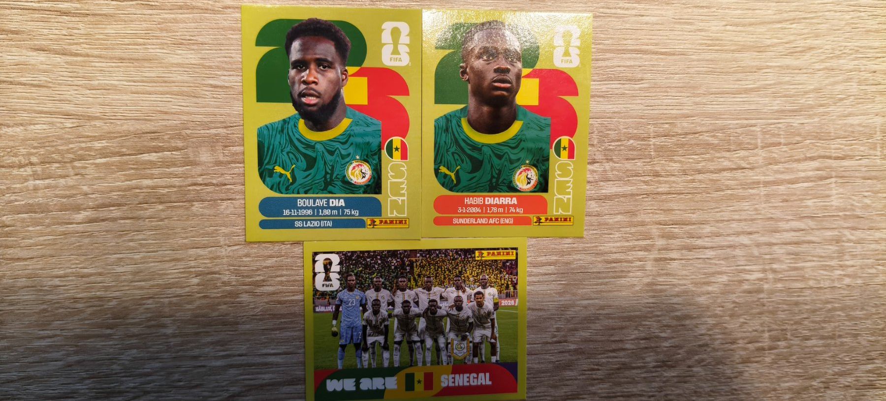 Panini Carte collezionabili: FIFA World Cup 2026 / SEN 12, 13 et 17 – Nuovo (secondo la descrizione) da Plan-les-Ouates venduto da col_vq9g