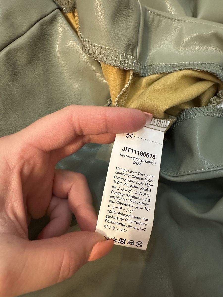 Shein Gonne: PU Rock mit Raffung und Schlitz – Nuovo e nell'imballaggio originale da Adlikon b.Regensdf venduto da E.Prov 4