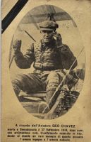 Geo Chavez, Aviatik, Tod 1910, Domodossola, 1910