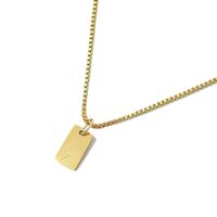 Halskette mit Buchstaben Name Z vergoldet 18K - für Damen