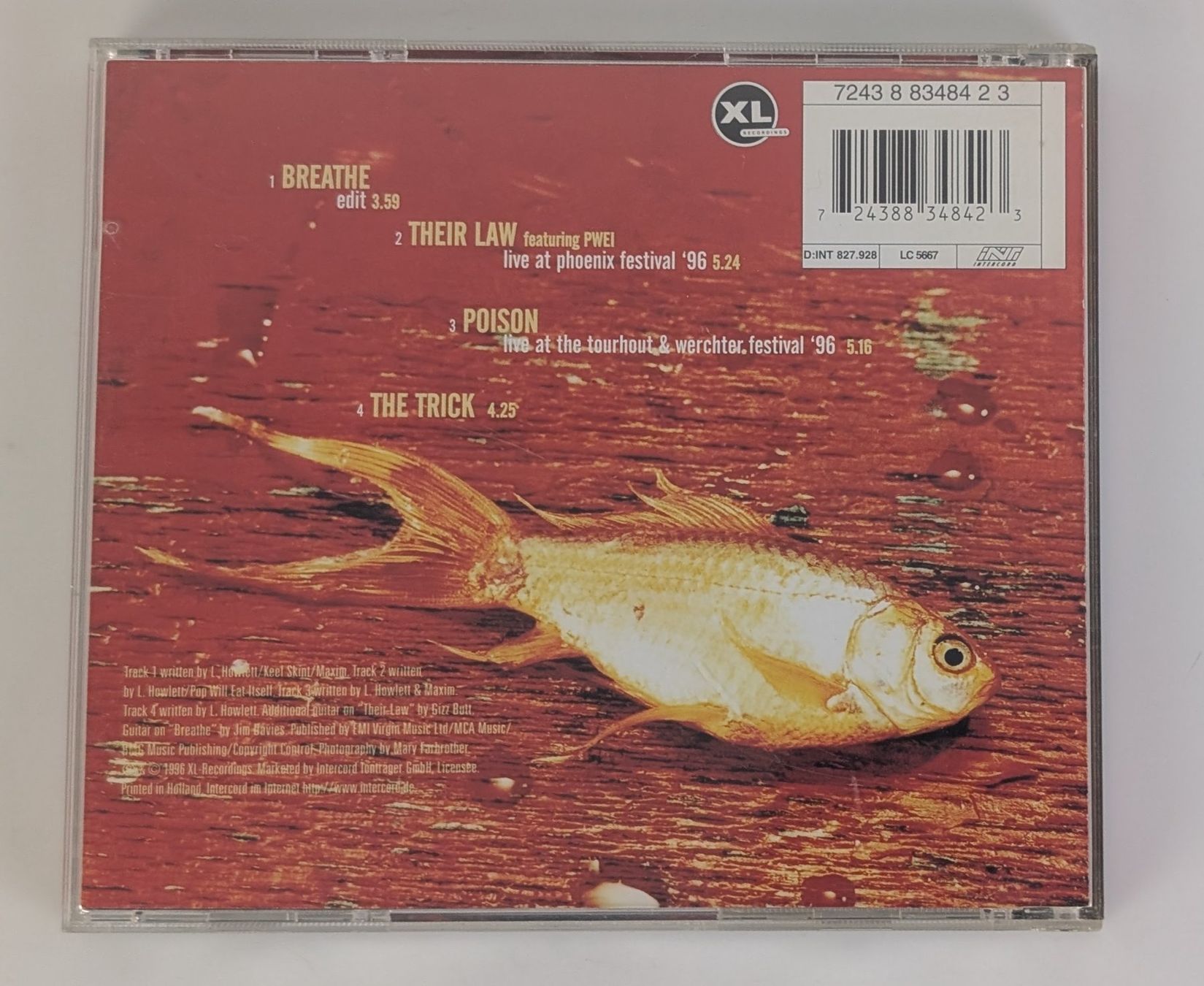 CD: The Prodigy - Breathe Maxi-CD Single - Top – Usato da Zürich venduto da 1.Simon 1