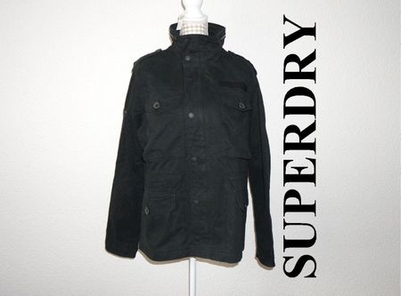M NEU Superdry  Herrenjacke Baumwolle Sportjacke Wanderjacke