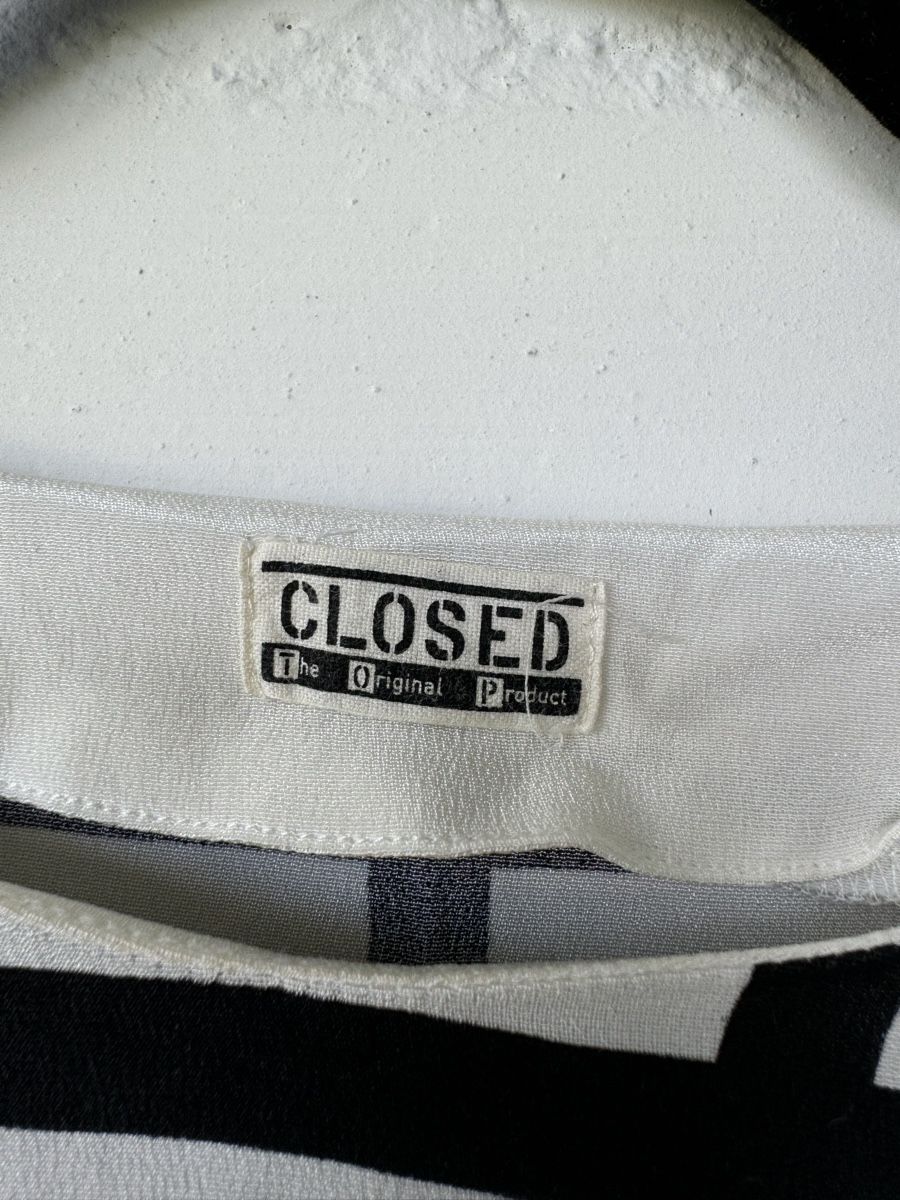 Top: CLOSED Oberteil Seide Weiss/Schwarz Gr. S – Nuovo (secondo la descrizione) da Brütten venduto da Rod816 2