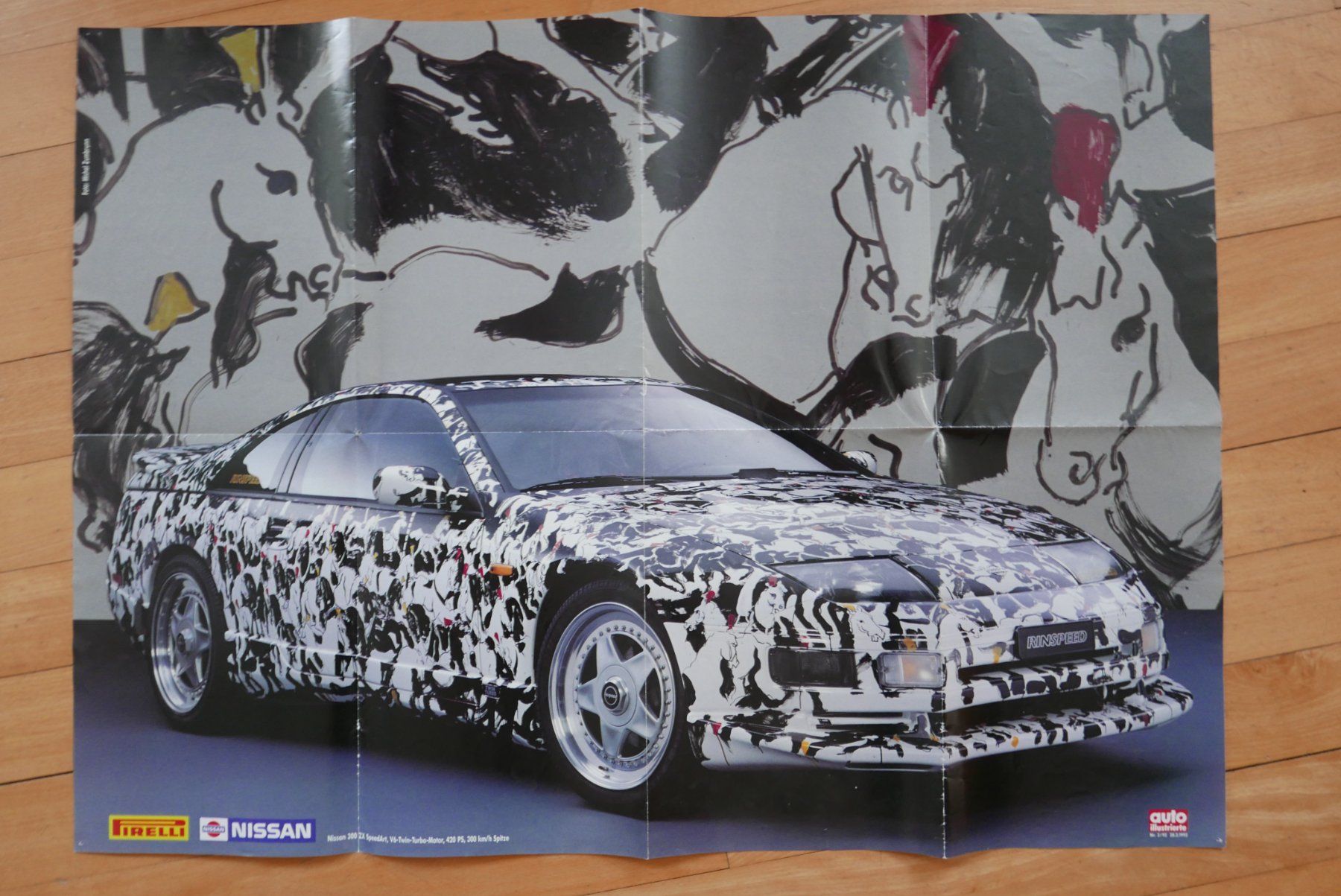 Foto & Immagini: Poster Rinspeed Nissan 1992 – Usato da Rotkreuz venduto da nigal 2