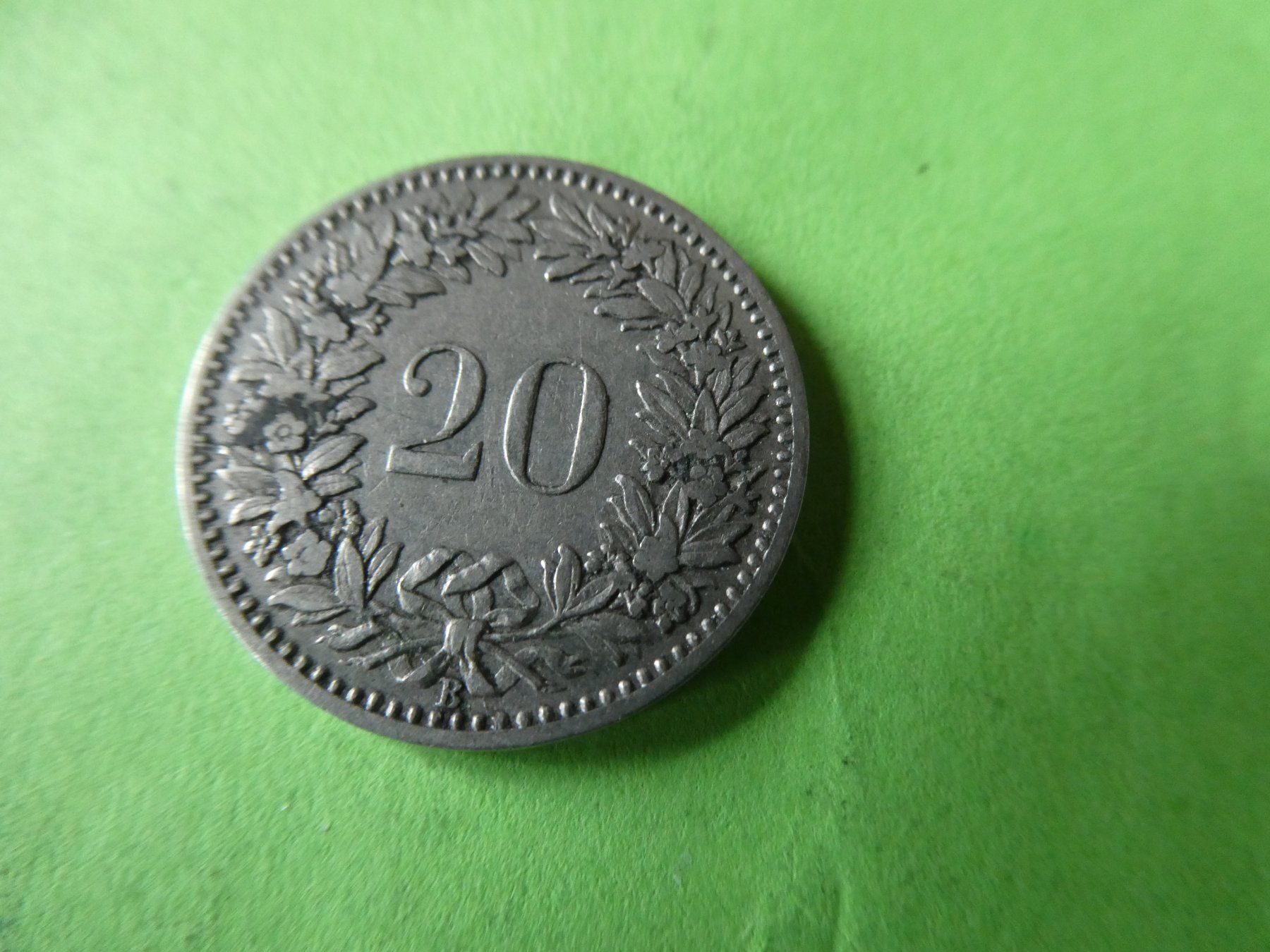 Tutti le monete: Schweiz 1894,  20 Rappen – Usato da Hinterforst venduto da Rohusri 1