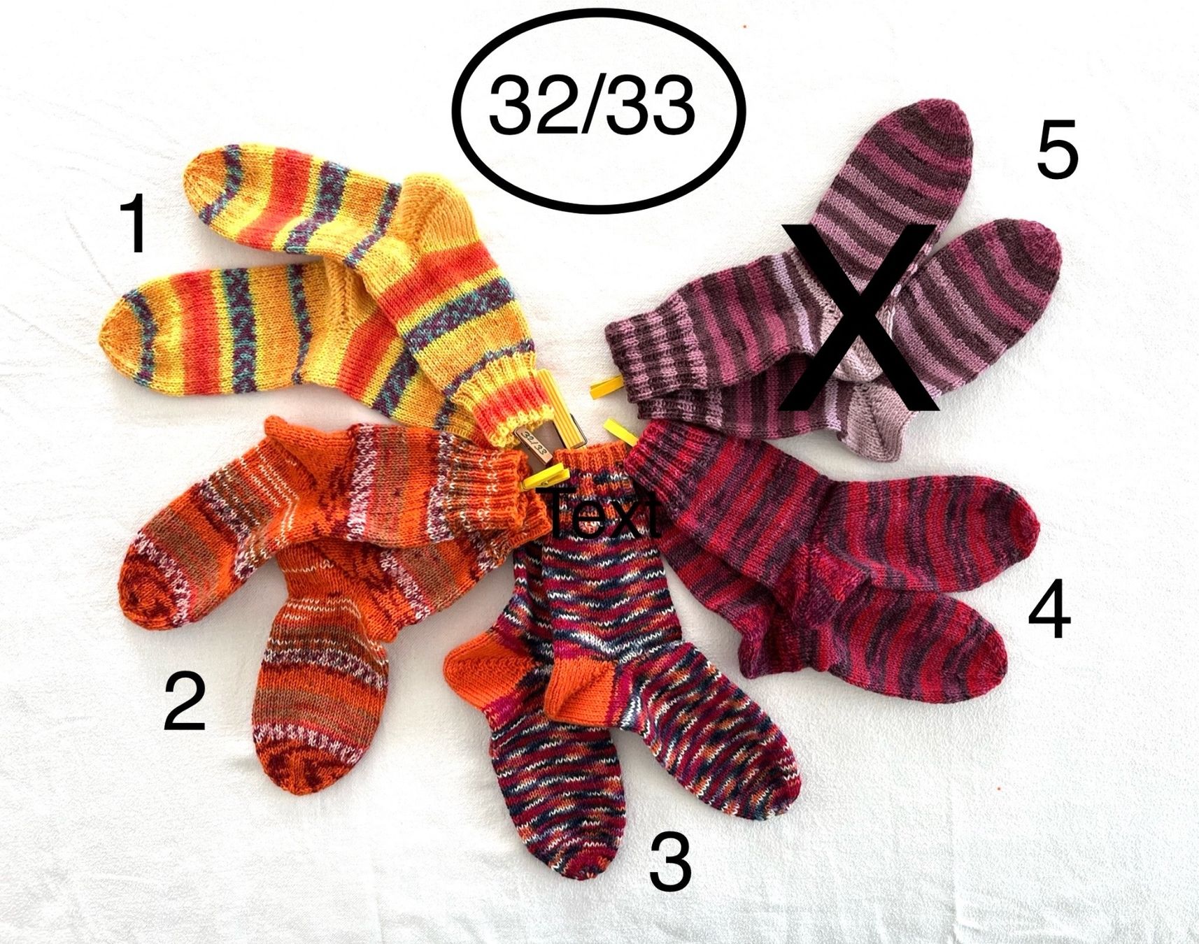 Calze per bambini: handgestrickte Wollsocken, 32/33 – Nuovo e nell'imballaggio originale da Engelburg venduto da rautibus