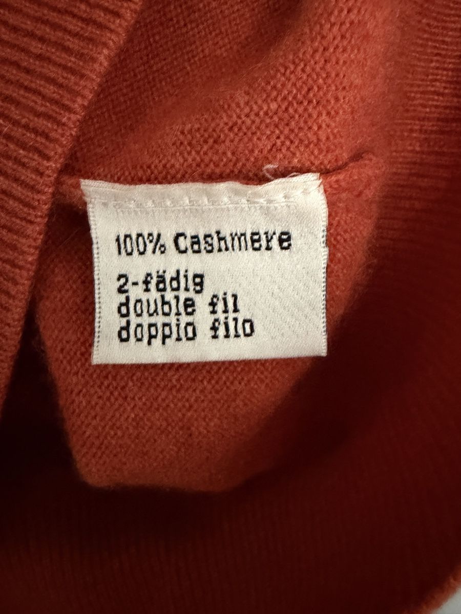Maglioni & Felpe: 100% Kaschmirpullover in ziegelsteinrot – Usato da Grenchen venduto da servet.t 2