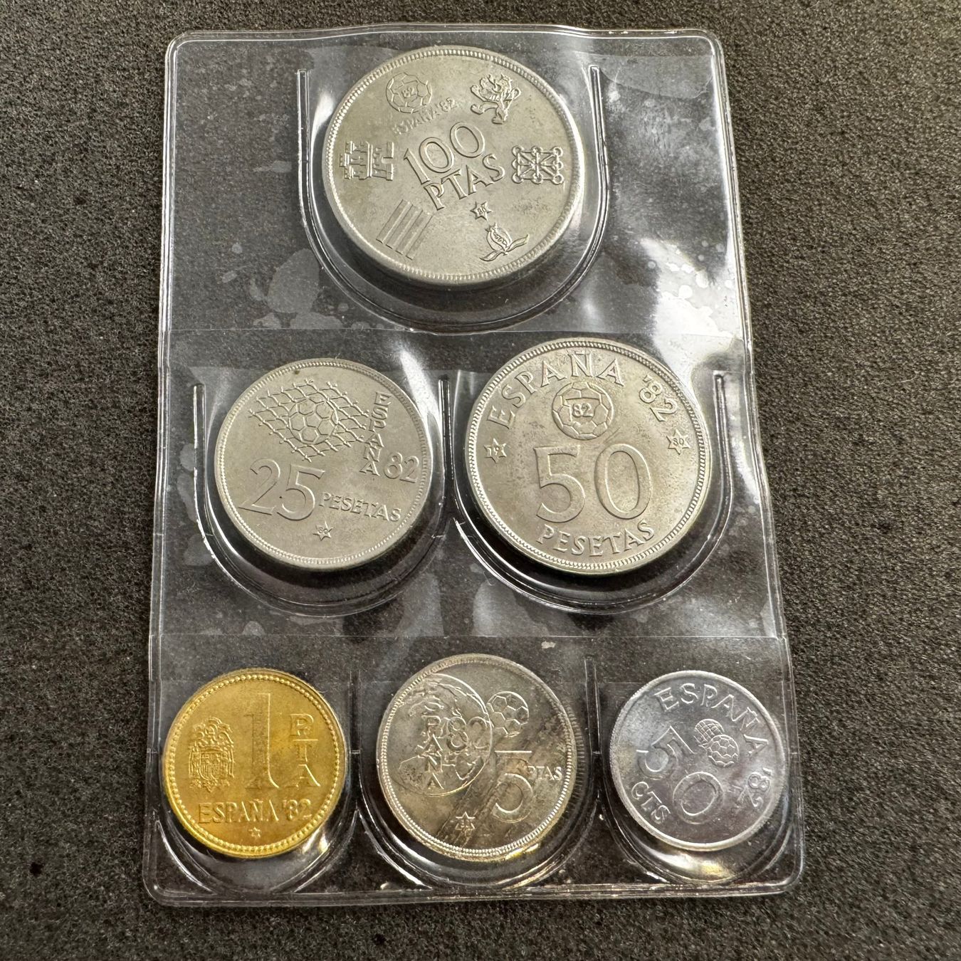 Alle Münzen: Münz Satz Spanien 1980 - Pesetas – Gebraucht aus Reitnau von tb-muenzen