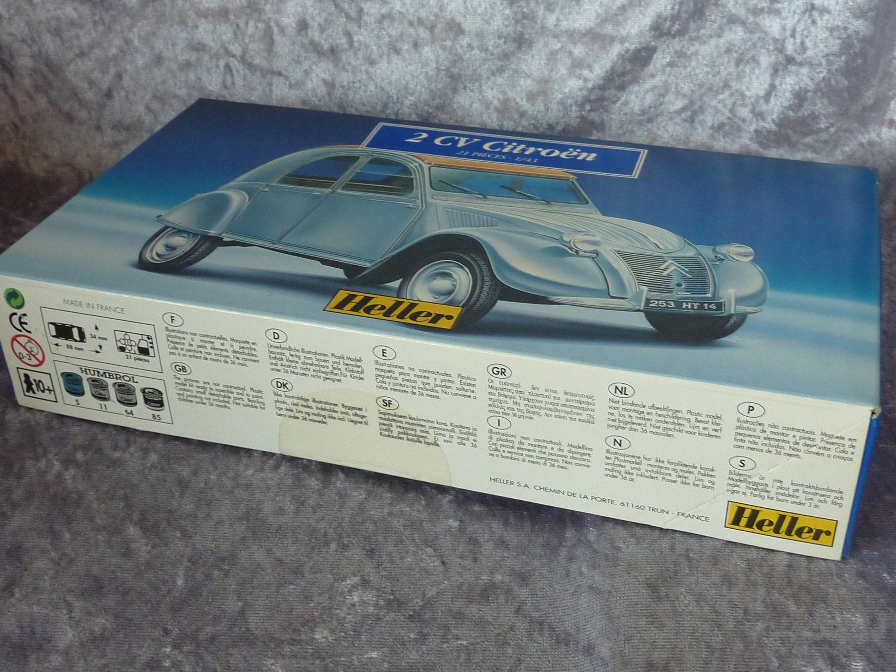 Heller Modellini d'auto: Citroen 2CV  1:43 – Nuovo e nell'imballaggio originale da Dürrenäsch venduto da modellautos4you 1