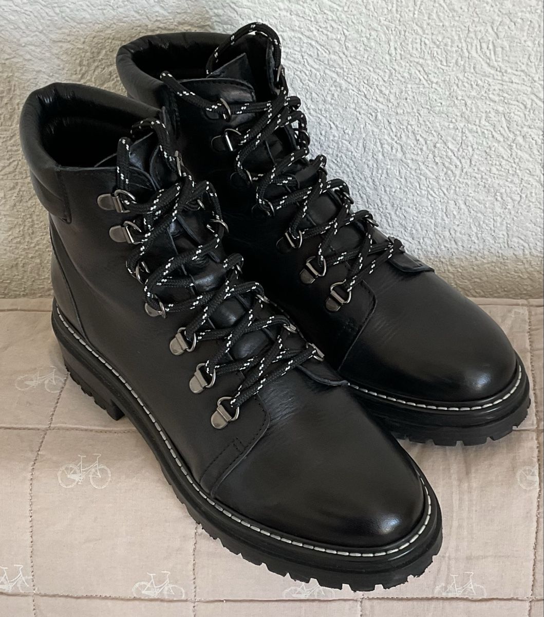 Herrenschuhe: Bottines WHISTLES en cuir noir - pointure 38 – Neu (gemäss Beschreibung) aus Corseaux von Mililaforet75 1