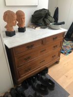 Vintage Kommode mit Marmorplatte
