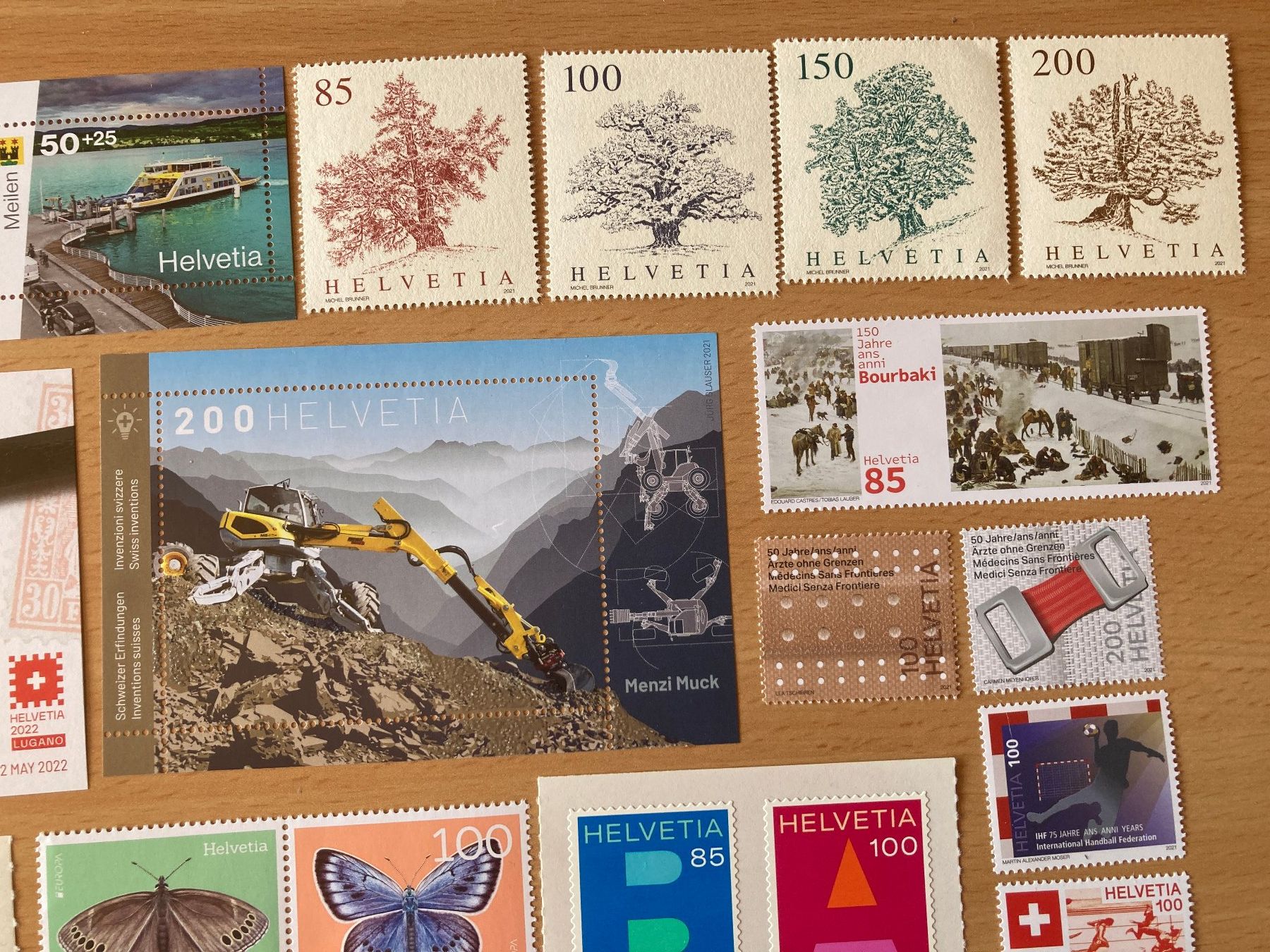 Alle Briefmarken: Briefmarken aus dem Jahr 2021, postfrisch – Neu (gemäss Beschreibung) aus Lütisburg von wiesenpippau 2