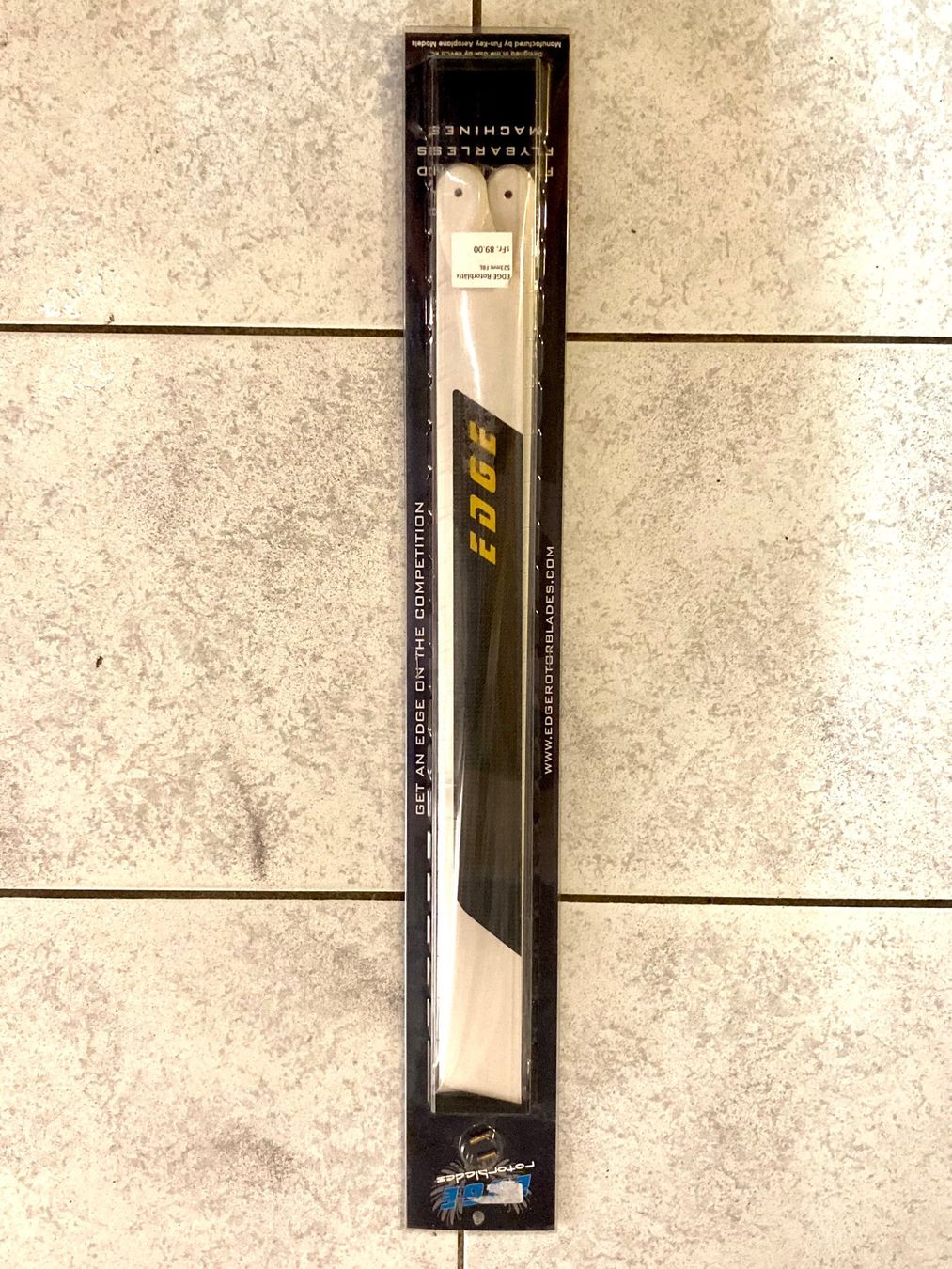 Modellismo RC: EDGE 523mm Premium CF Blades - Flybarless Version rotorblade – Nuovo e nell'imballaggio originale da Lausanne venduto da Techobby 1