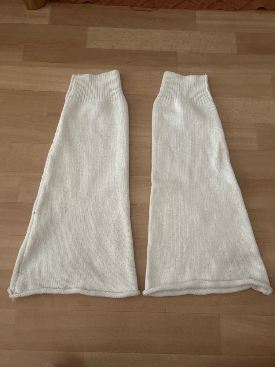 Calze & Collant: weisse baggy Stulpen – Usato da Zürich venduto da xeniiilou