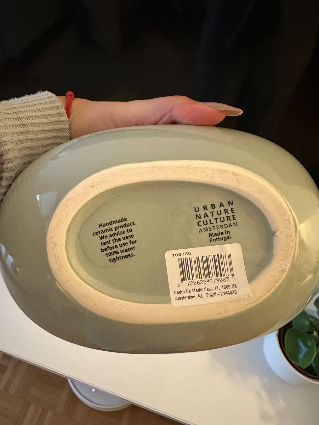 Vasen & Gefässe: Mintgrüne Vase/Deko – Gebraucht aus Zürich von Nat_Mol 1