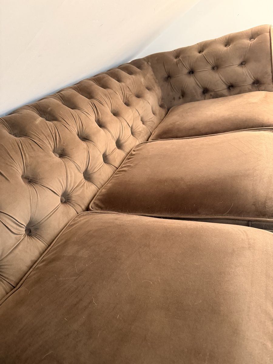 Sofas: Sofa braun Samt – D'occasion à Luzern par Noseyjane 2