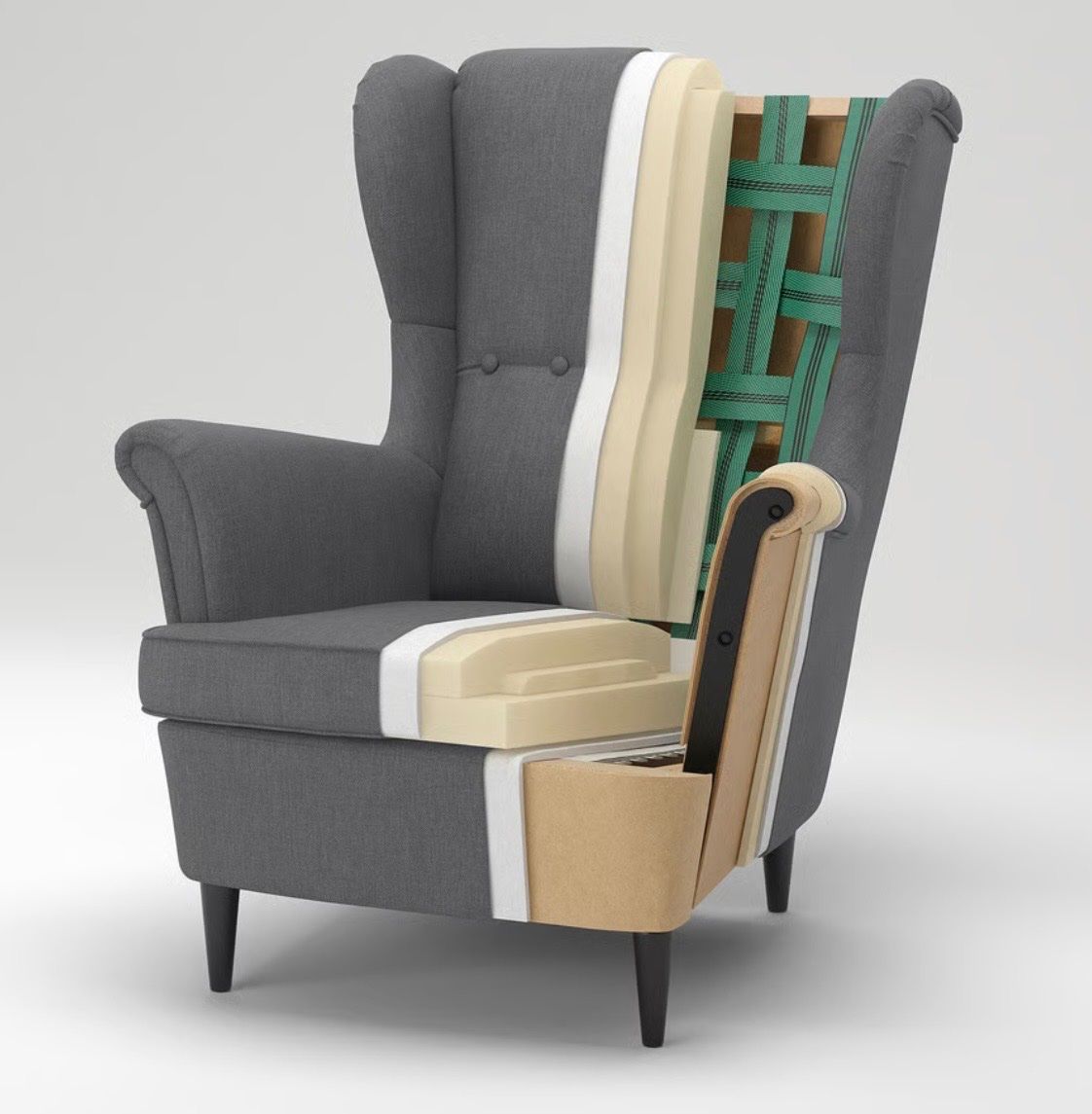 Ikea Poltrone: Ikea Strandmon Sessel – Usato da Zofingen venduto da samiro 4