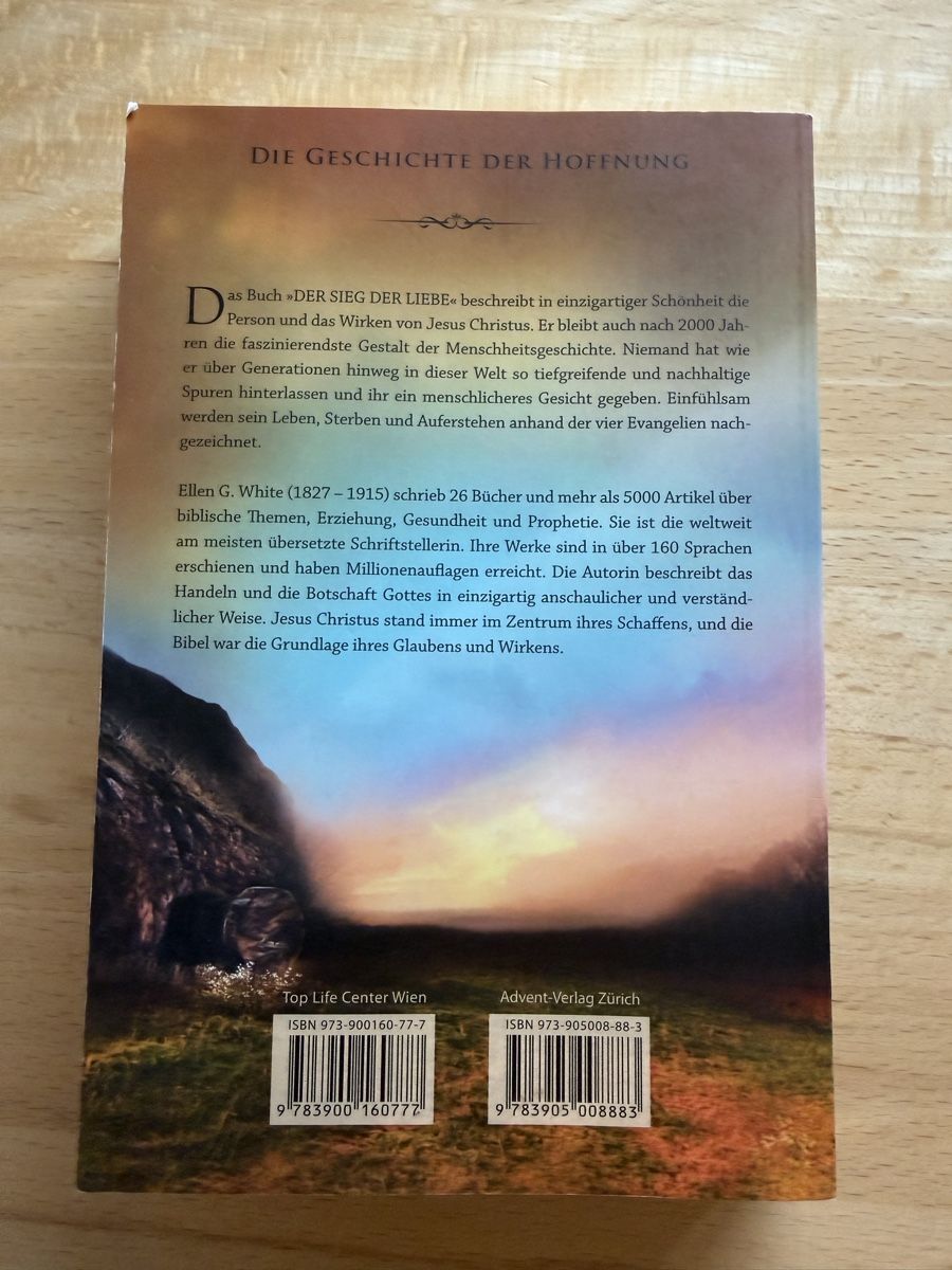 Libri: Der Sieg der Liebe - Ellen G. White – Usato da Schwarzenburg venduto da Michellu 1