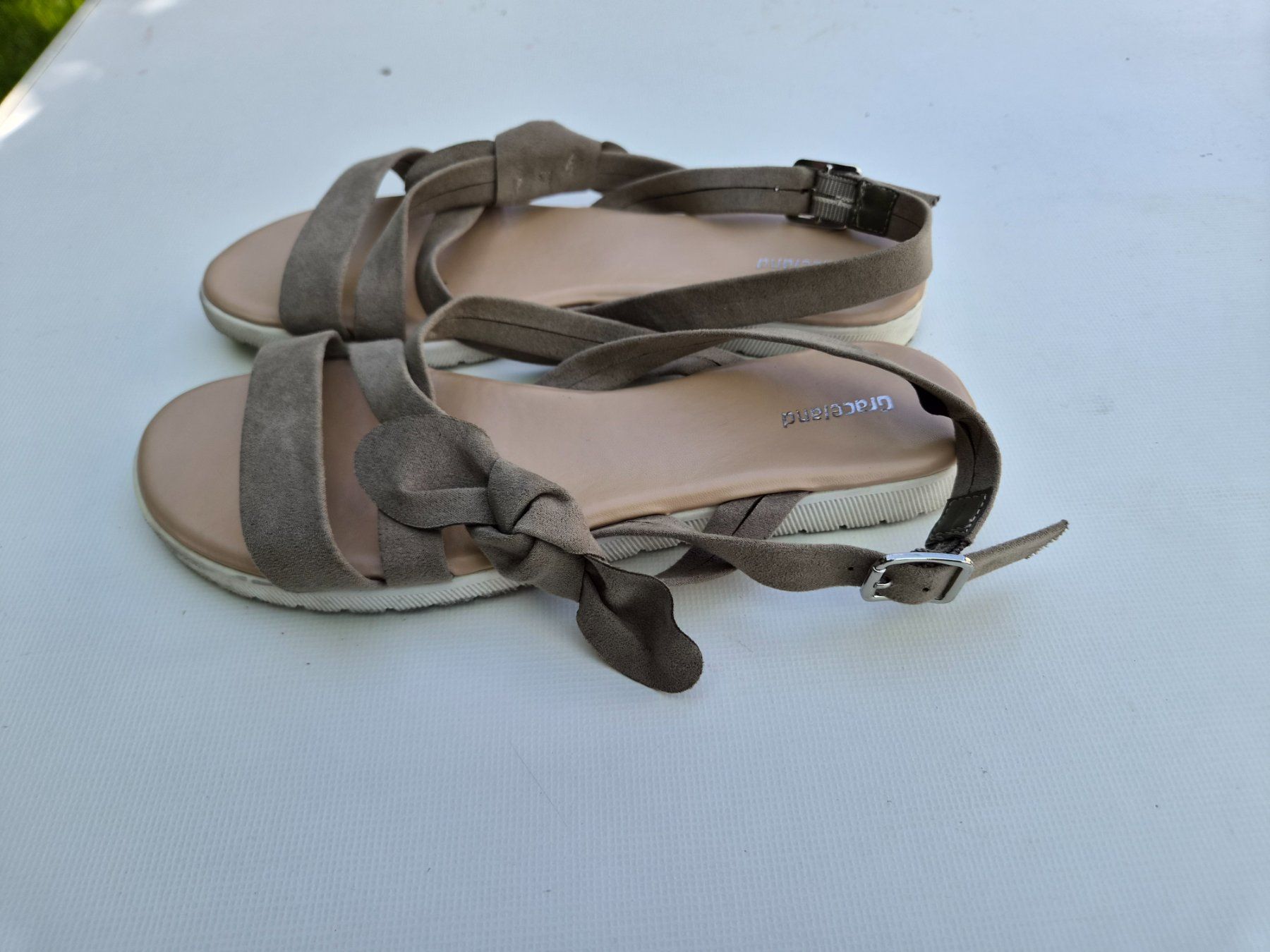 Graceland Scarpe da donna: Sandalen von Graceland, Gr. 39, hellbraun – Usato da Ibach venduto da urs_sl5h 2