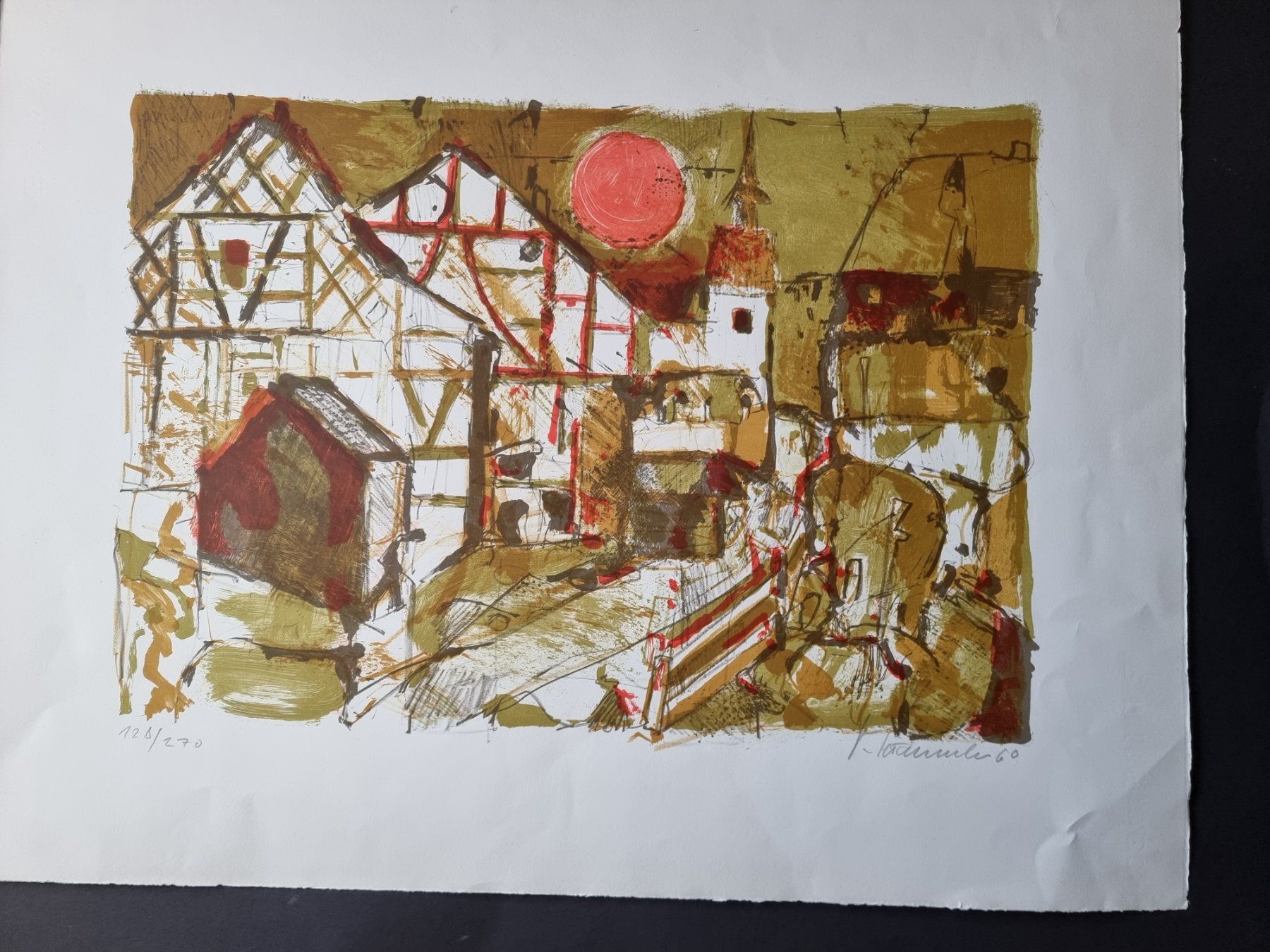 Grafica & Litografie: KÜNSTLER ? LITHOGRAPHIE SIGNIERT NUMMERIERT – Nuovo e nell'imballaggio originale da Gersau venduto da grafik-kunst 1