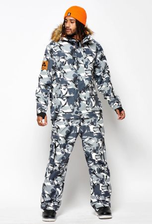 Combinaison Ski/Snowboard Homme, Camo, stylée!