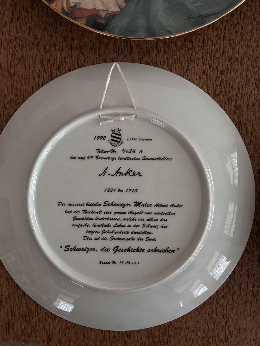 Assiettes: Anker Teller  – D'occasion à Winterthur par evaa.weber 3