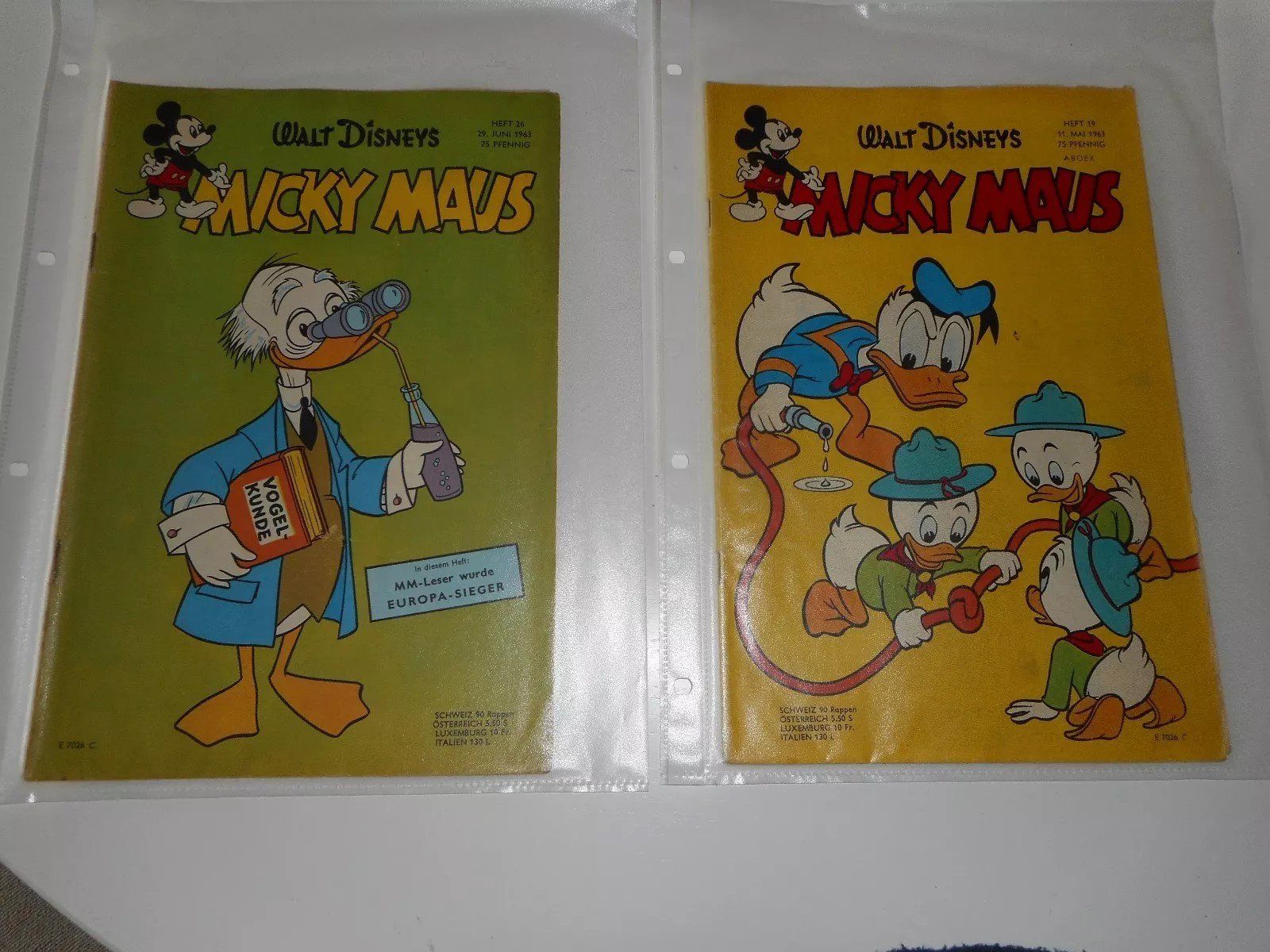 Fumetti: Micky Maus 1963-1965 5Stk. Comic – Usato da Cham venduto da Paniniworld 5
