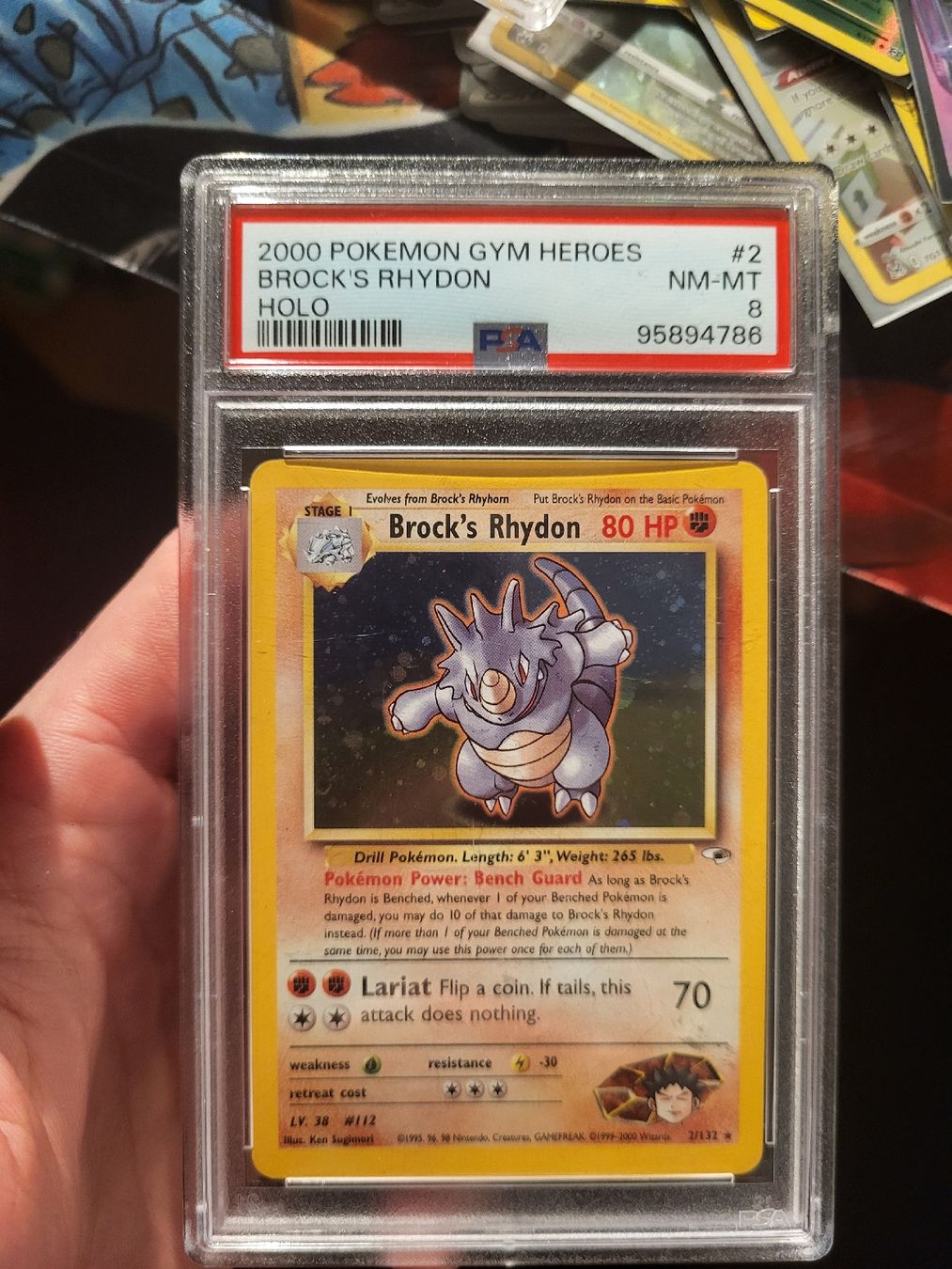 Cartoline: Pokemon PSA 8 Brocks Rhydon – Nuovo (secondo la descrizione) da St. Gallen venduto da Yungfr4ncis