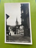 Schaffhausen Münsterplatz mit Münsterkirche