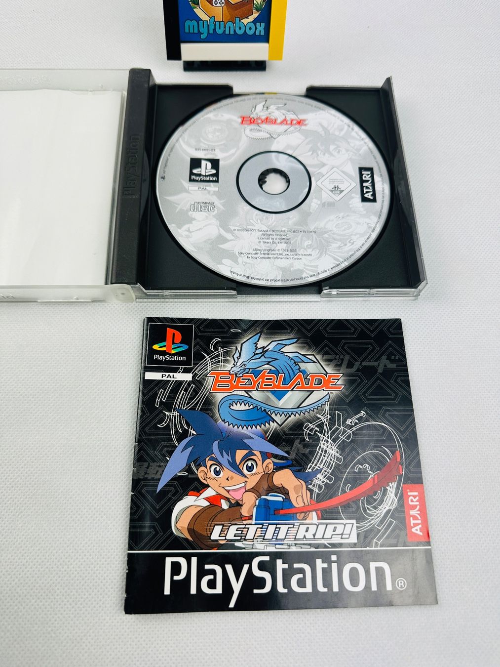 Giochi: Playstation 1 PS1 Beyblade Let it Rip Multilingual  CIB – Usato da Kappel SO venduto da MyFunBox 2
