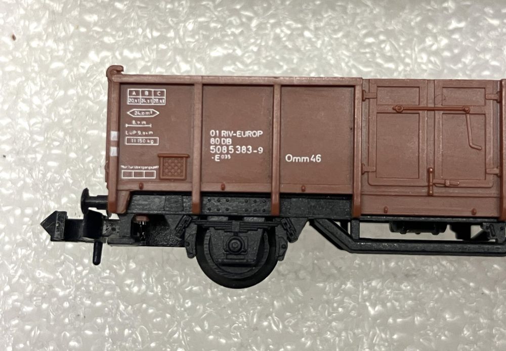 Modelleisenbahnen: N= 2x offene Güterwagen - 2x Selbstentladewagen SBB/DB/HOP – Gebraucht aus Thun von retoolinoo 1