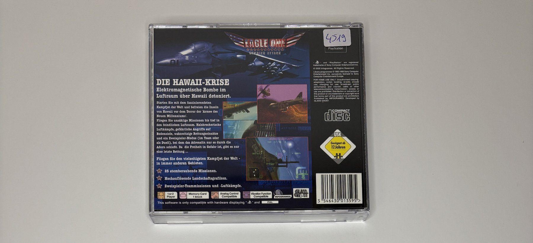 Spiele: PS1 - Eagle One: Harrier Attack – Gebraucht aus Allschwil von Bullach 2