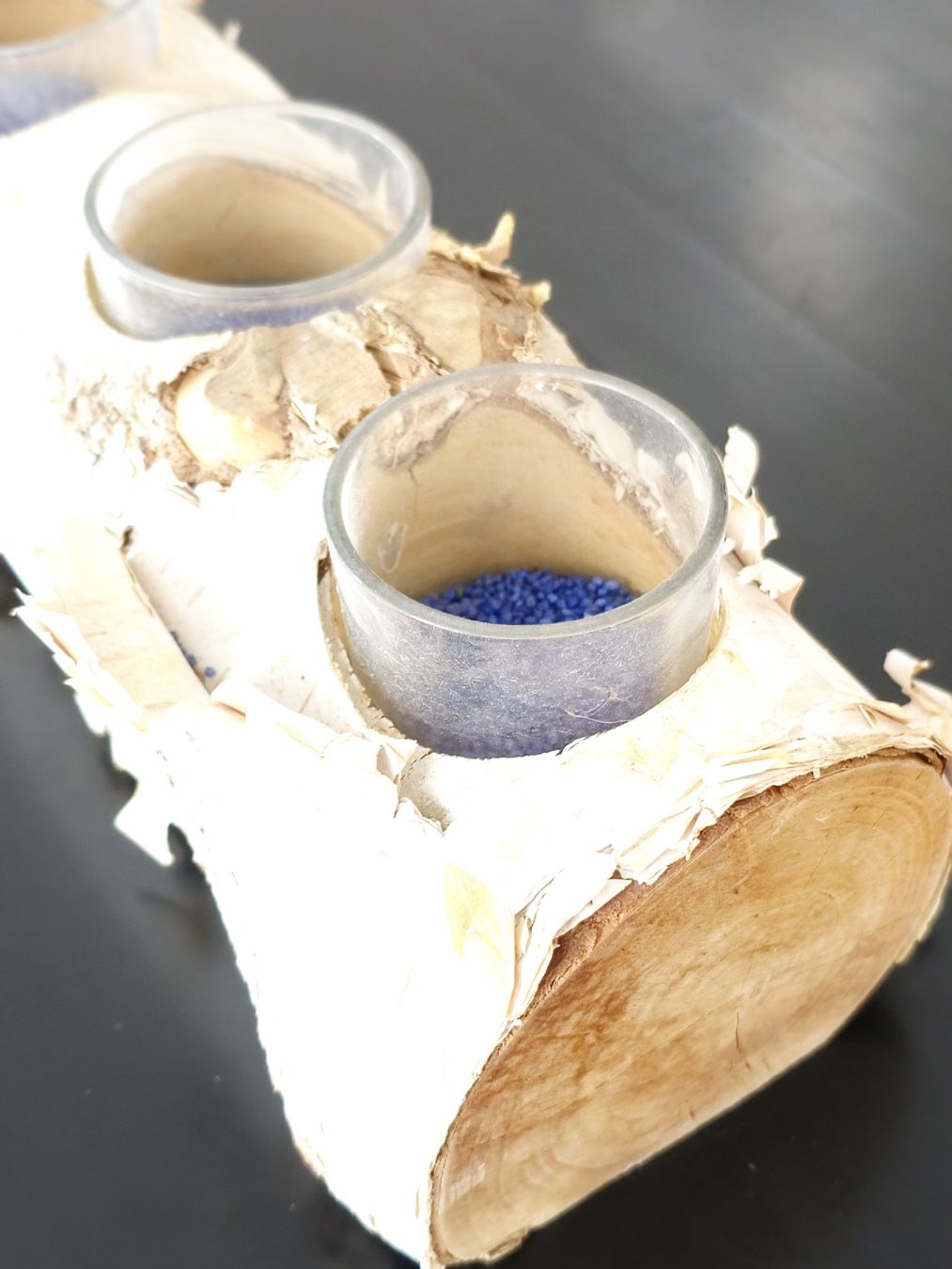 Articoli in legno: Birkenholz mit Kerzen – Usato da Morschach venduto da Monikawi 2