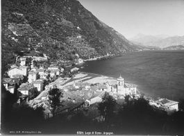 Vintage Photo Wehrli - Lago di Como, 16x22 cm, um 1900