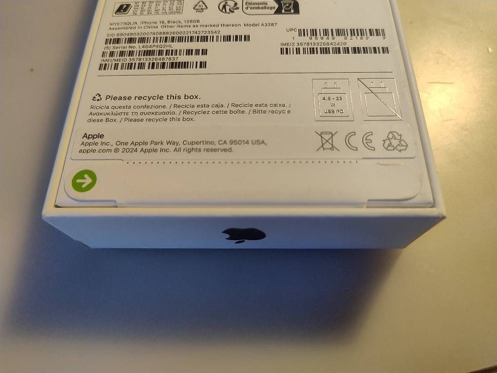Apple Handys / Smartphones: Neues iPhone 16 128G mit Garantie 1Jahr – Gebraucht aus Rikon im Tösstal von leaudevie 3
