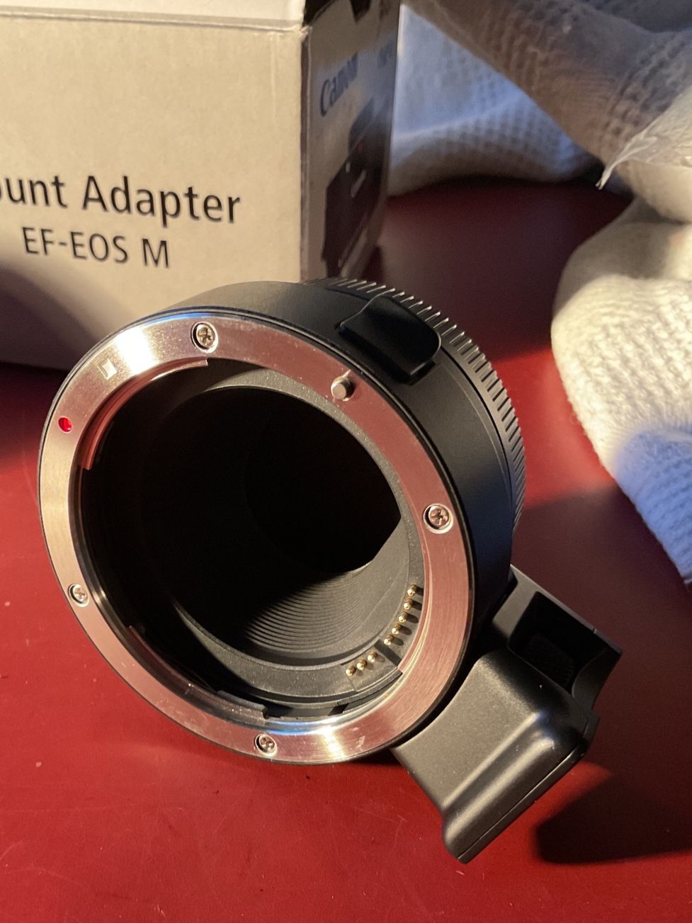 Canon Adattatori foto: Canon Mount Adapter, EF-EOS M, unbenutzt – Nuovo (secondo la descrizione) da Tecknau venduto da Gluschtikum 9