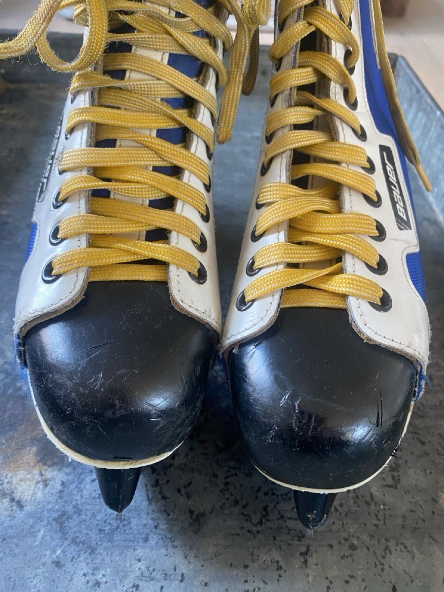 Bauer Pattini da ghiaccio: Eishockeyschlittschuhe Bauer blau weiss Gr.41 – Usato da Embrach venduto da bea_8424 1