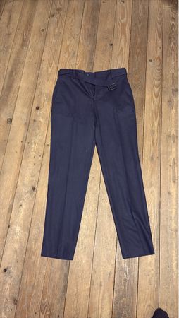 Dunkelblaue Stoffhose, Anzughose, Octobre Größe 38