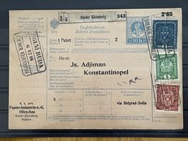 Königlich-österreichische Post - Belgrad - Konstantinopel